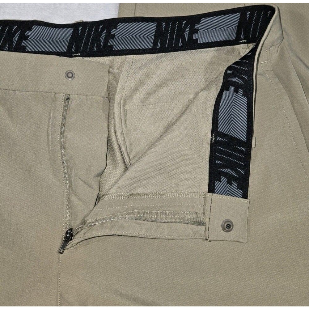 Mens Nike Golf Flex Hybrid Pants Beige 36x30 - Picture 9 of 12